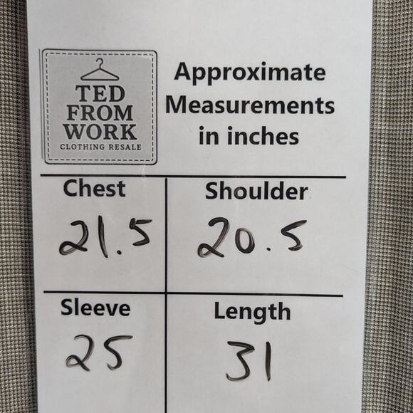 Jos A Bank 43R Beige Linen Wool Blazer Sport Coat Mens Two Button Made in Haiti - Picture 5 of 5